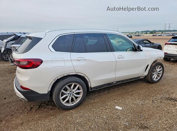 5UXCR6C01N9N21182 2022 BMW X5 White Հետևի աջ