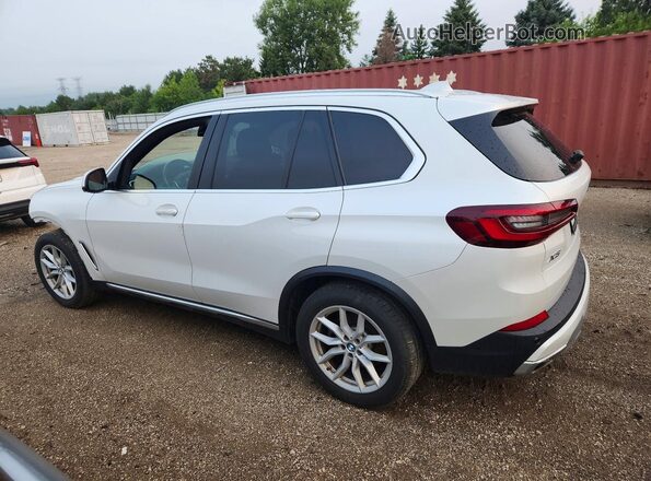 5UXCR6C01N9N21182 2022 BMW X5 White Հետևի ձախ