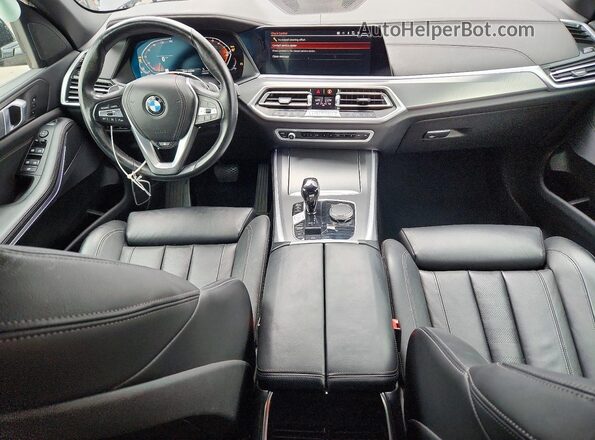 5UXCR6C01N9N30223 2022 BMW X5 Black Առջևի վահանակի տեսք