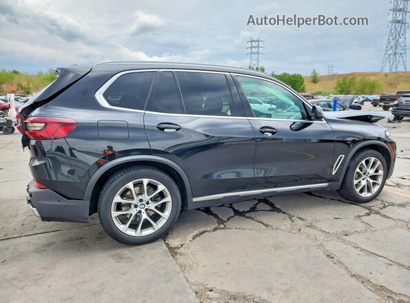 5UXCR6C01N9N30223 2022 BMW X5 Black Հետևի աջ