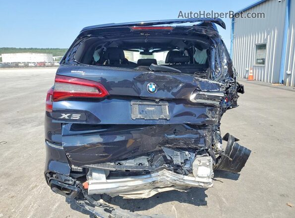 5UXCR6C02L9B32082 2020 BMW X5 Black უკანა ხედი