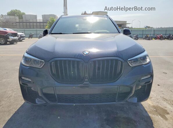 5UXCR6C02L9B32082 2020 BMW X5 Black წინა ხედი