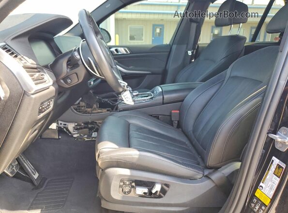 5UXCR6C02L9B32082 2020 BMW X5 Black წინა სალონის ხედი