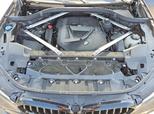 5UXCR6C02L9B32082 2020 BMW X5 Black ძრავის განყოფილების ხედი