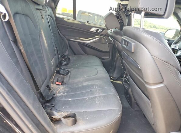 5UXCR6C02L9B32082 2020 BMW X5 Black უკანა სალონის ხედი