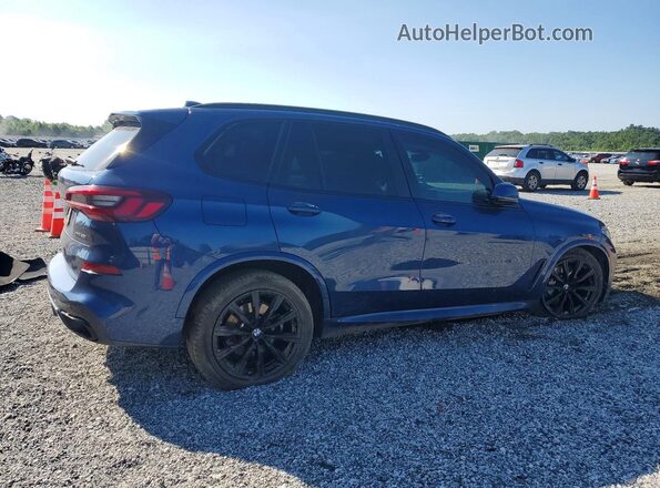 5UXCR6C02N9L71907 2022 BMW X5 Blue უკანა მარჯვენა