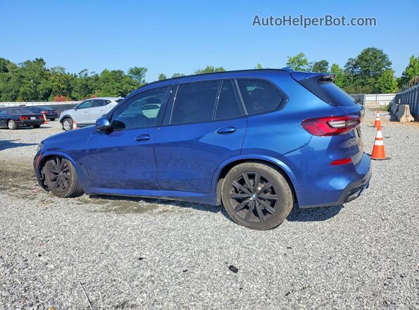 5UXCR6C02N9L71907 2022 BMW X5 Blue უკანა მარცხენა