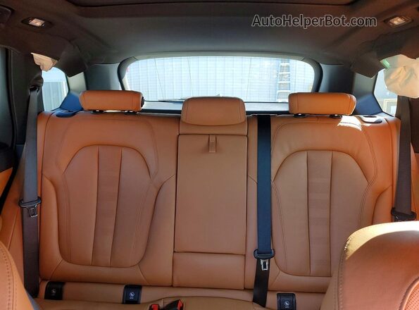 5UXCR6C02N9L71907 2022 BMW X5 Blue უკანა სავარძლების ხედი