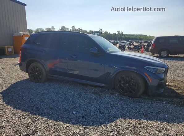 5UXCR6C02N9L71907 2022 BMW X5 Blue წინა მარჯვენა