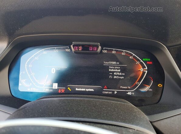 5UXCR6C02P9R24350 2023 BMW X5 Green ხელსაწყოთა პანელის ხედი