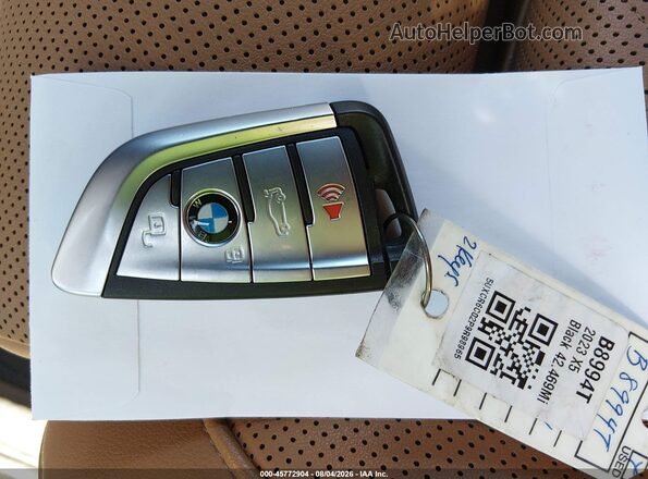 5UXCR6C02P9R98965 2023 BMW X5 Black Widok deski rozdzielczej