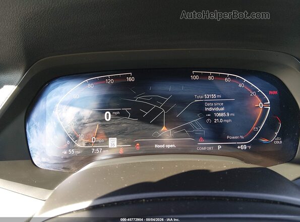 5UXCR6C02P9R98965 2023 BMW X5 Black Widok tylnych siedzeń