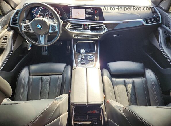 5UXCR6C03L9B30616 2020 BMW X5 Black წინა პანელის ხედი