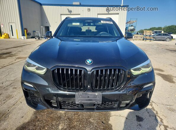5UXCR6C03L9B30616 2020 BMW X5 Black წინა ხედი