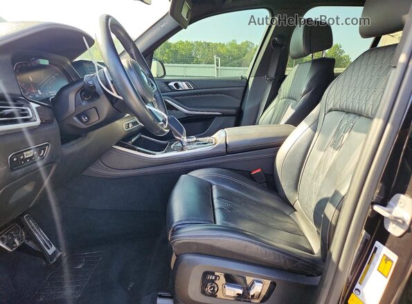 5UXCR6C03L9B30616 2020 BMW X5 Black წინა სალონის ხედი