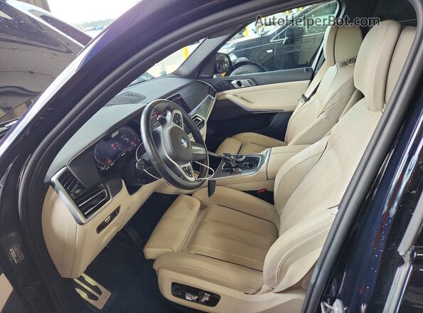 5UXCR6C03P9R96139 2023 BMW X5 Черный Вид салона спереди