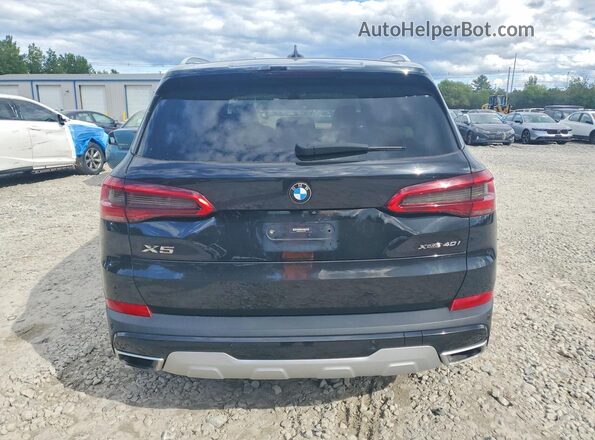5UXCR6C04L9B16210 2020 BMW X5 Black Vista del compartimento del motor