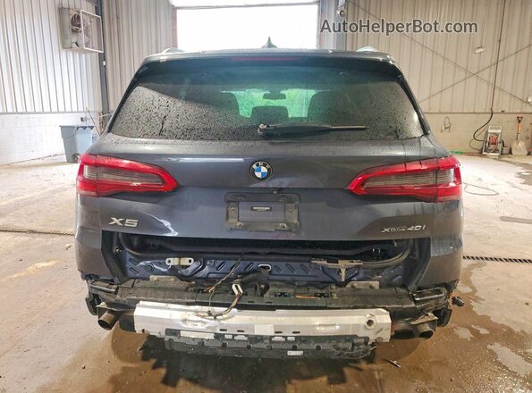 5UXCR6C04L9B35954 2020 BMW X5 Gray Հետևի տեսք