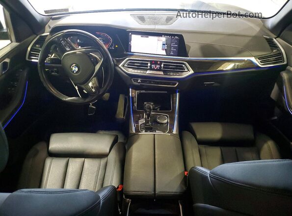 5UXCR6C04L9B35954 2020 BMW X5 Gray Առջևի վահանակի տեսք