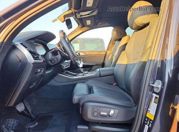 5UXCR6C04L9B52544 2020 BMW X5 Gray წინა სალონის ხედი