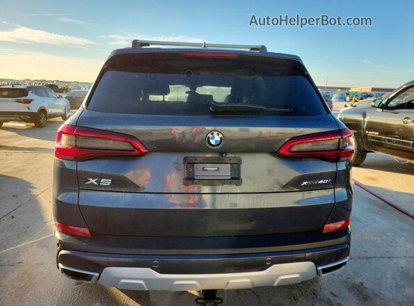 5UXCR6C04L9B52544 2020 BMW X5 Gray უკანა ხედი