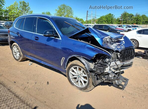 5UXCR6C04L9C84168 2020 BMW X5 Blue Առջևի աջ