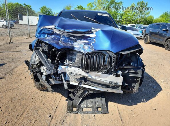 5UXCR6C04L9C84168 2020 BMW X5 Blue Դիմացի տեսք
