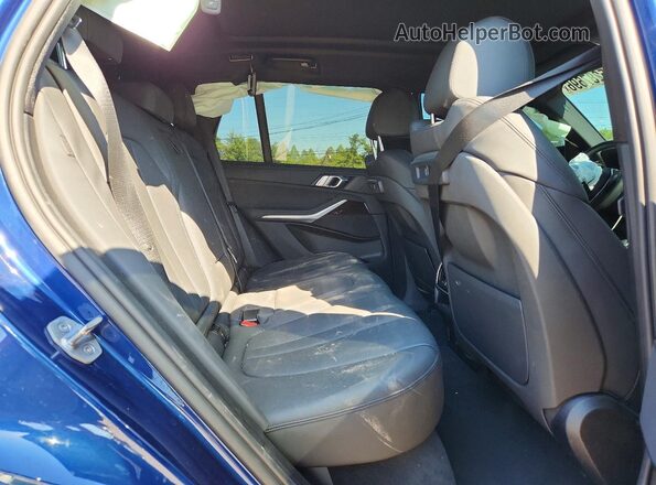 5UXCR6C04L9C84168 2020 BMW X5 Blue Սալոնի հետևի տեսք