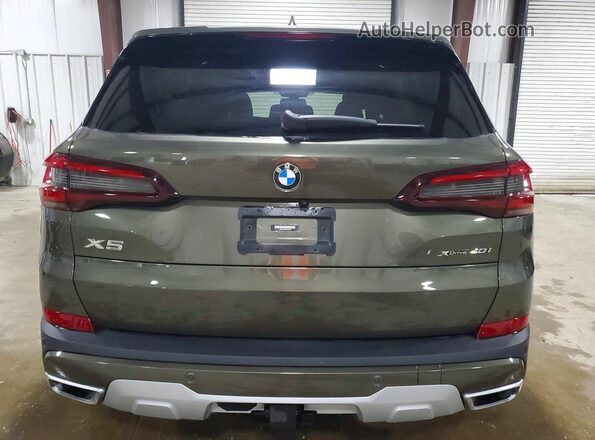 5UXCR6C04N9L99532 2022 BMW X5 Green Вид ззаду