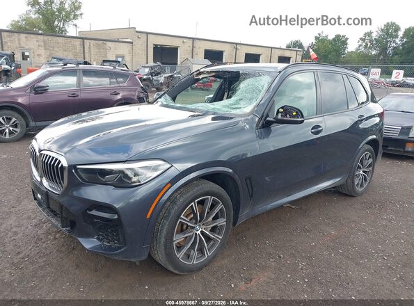 5UXCR6C05N9N18964 2022 BMW X5 Gray Front left