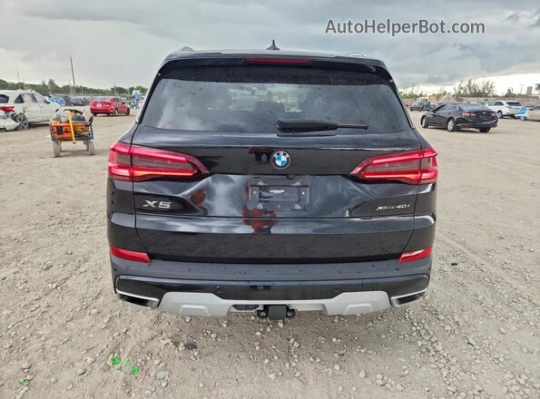 5UXCR6C05P9P75108 2023 BMW X5 Black უკანა ხედი