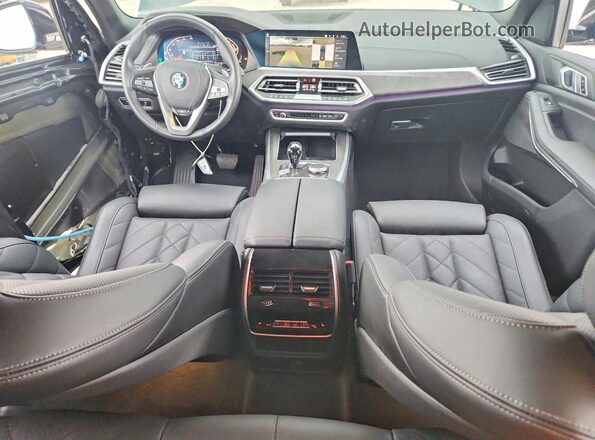 5UXCR6C05P9P75108 2023 BMW X5 Black წინა პანელის ხედი