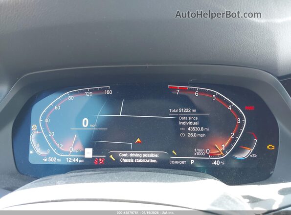 5UXCR6C06L9B49466 2020 BMW X5 Белый Вид задних сидений