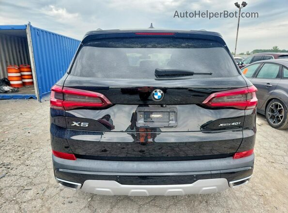 5UXCR6C06L9C29916 2020 BMW X5 Black Հետևի տեսք