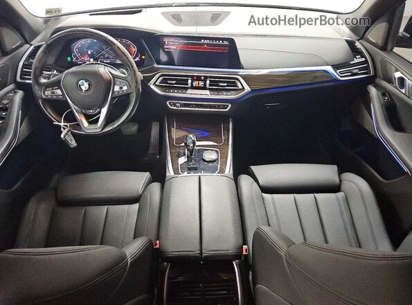 5UXCR6C06M9E38168 2021 BMW X5 Charcoal Вид панелі приладів