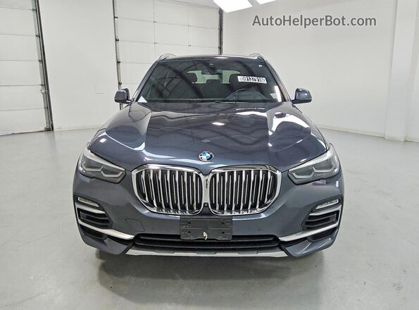5UXCR6C06M9E38168 2021 BMW X5 Charcoal Вид спереду