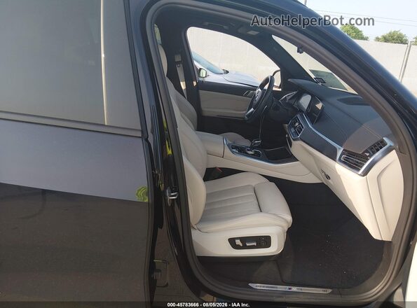 5UXCR6C06N9J12269 2022 BMW X5 Black Widok wnętrza z przodu