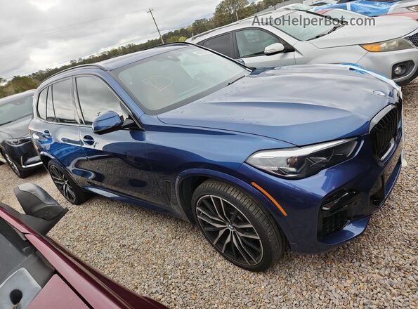 5UXCR6C06P9P30758 2023 BMW X5 Blue წინა მარჯვენა