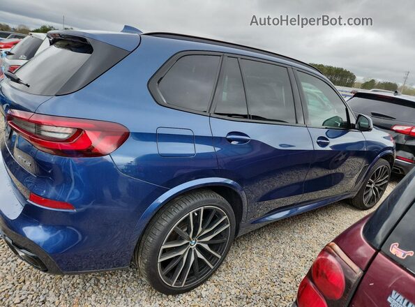5UXCR6C06P9P30758 2023 BMW X5 Blue უკანა მარჯვენა