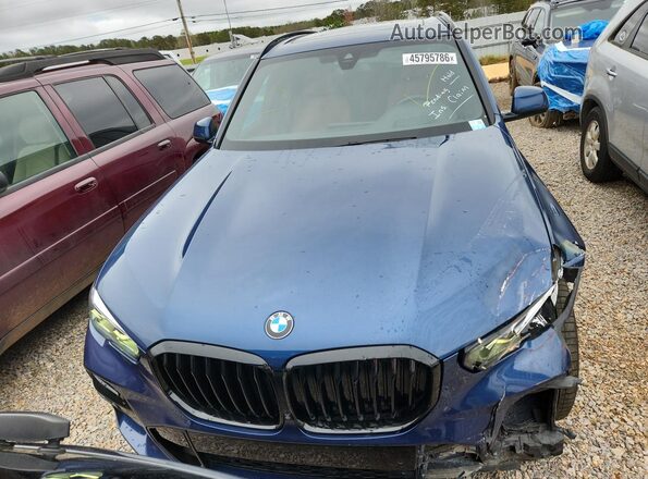 5UXCR6C06P9P30758 2023 BMW X5 Blue წინა ხედი