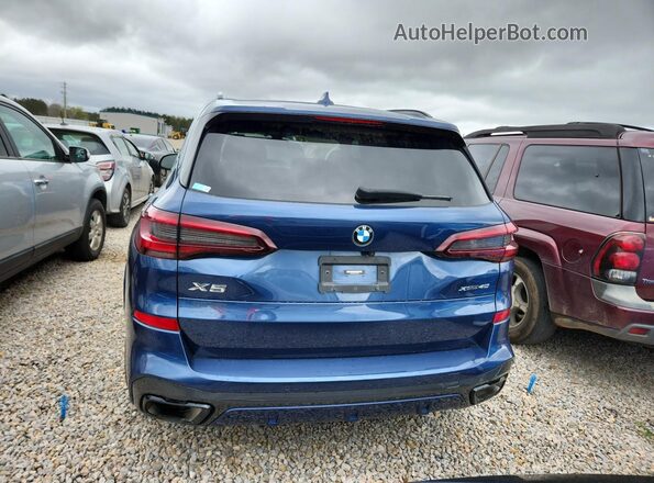 5UXCR6C06P9P30758 2023 BMW X5 Blue უკანა ხედი
