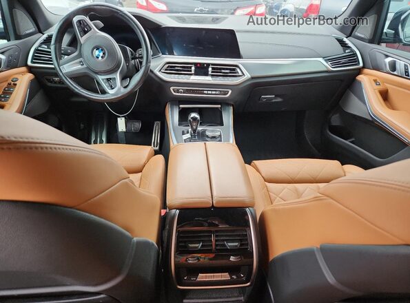 5UXCR6C06P9P30758 2023 BMW X5 Blue წინა პანელის ხედი