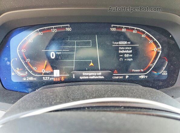 5UXCR6C06P9R80422 2023 BMW X5 Белый Вид щитка приборов