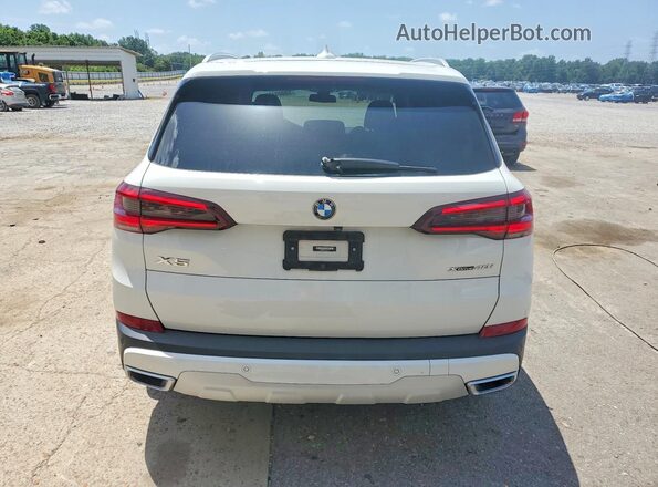 5UXCR6C07N9M79276 2022 BMW X5 White Вид ззаду