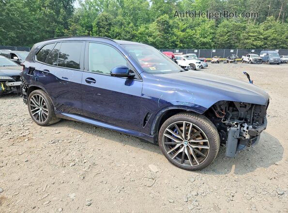 5UXCR6C08L9C70418 2020 BMW X5 Blue Przód prawy