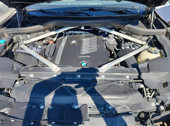 5UXCR6C08N9L95385 2022 BMW X5 Charcoal ძრავის განყოფილების ხედი