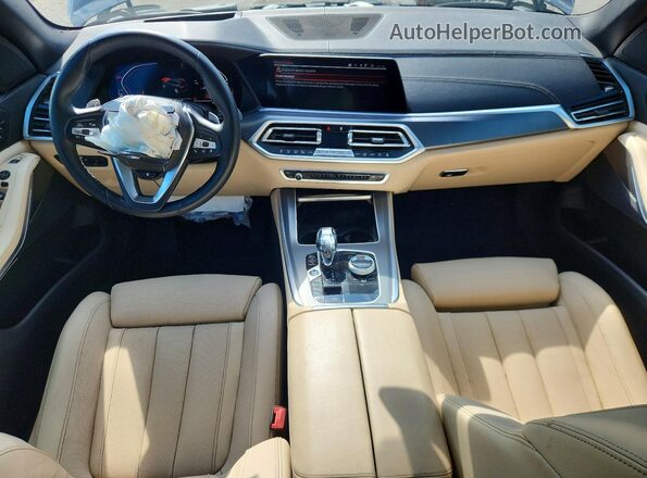 5UXCR6C08N9L95385 2022 BMW X5 Charcoal წინა პანელის ხედი
