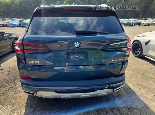 5UXCR6C08N9L95385 2022 BMW X5 Charcoal უკანა ხედი