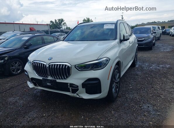 5UXCR6C09N9L28228 2022 BMW X5 White Widok zestawu wskaźników