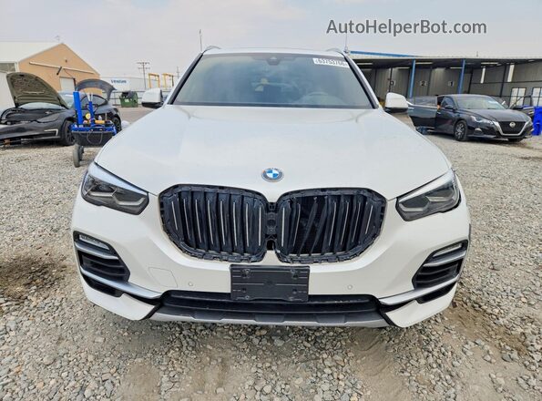 5UXCR6C0XLLL81522 2020 BMW X5 Белый Вид спереди